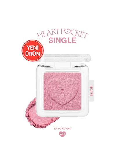 Peripera Heart Pocket Single S04 Dopa-pink