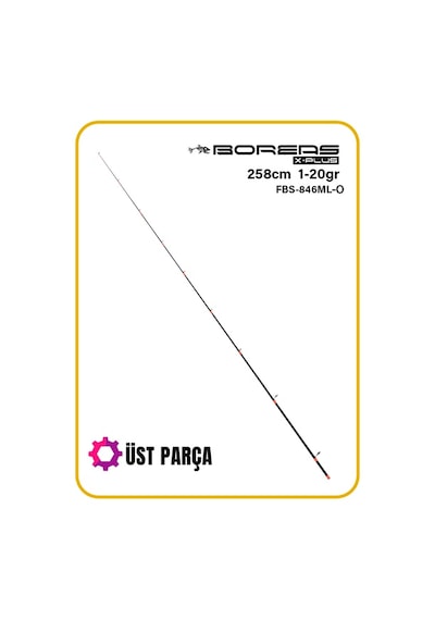 Fujin Boreas 258cm 1-20gr Orange Üst Parça Std