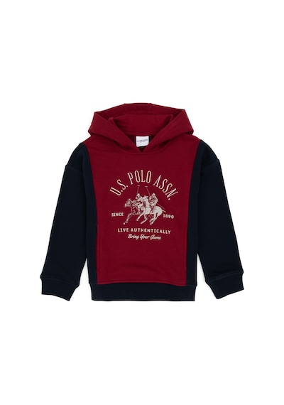 U.s. Polo Assn. Erkek Çocuk Bordo Sweatshirt 50316623-vr014 Bordo