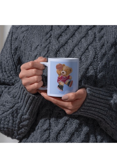 Baskılı Kupa Bardak Fotoğraflı & Tasarımlı Seramik Kahve Kupası 223 Beyaz