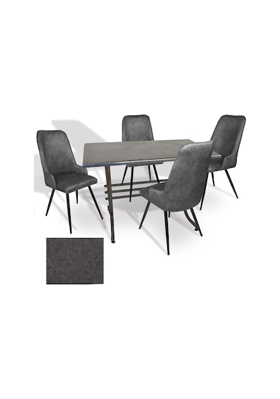 Japon - Çırağan Masa Takımı - 80x120 Werzalit, Wermodin Ve Allzalit Tabla - Grey Marble - Füme Çok Renkli Japon - Çırağan Masa Takımı - 80x120 Werzalit, Wermodin Ve Allzalit Tabla - Grey Marble - Füme Çok Renkli