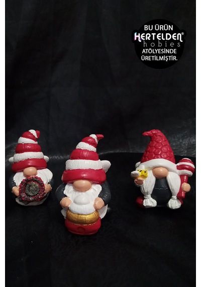 Dekoratif Minyatür Retro Gnome Obje %100 Taş Tozu Dekoratif Obje