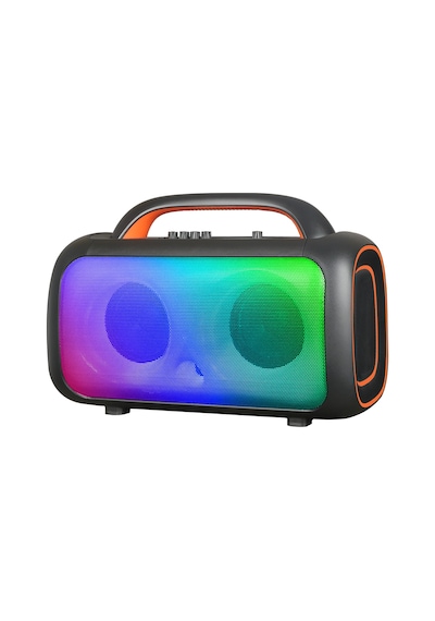 Gd-2609 Dijital Led Göstergeli Mikrofonlu Rgb Tws Çift 5 İnç Stereo Bass Kablosuz Karaoke Hoparlör