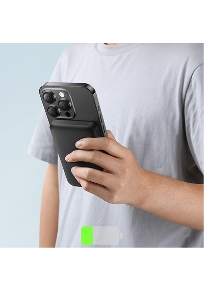 Magsafe Mini Wireless Powerbank 5.000 Mah 20w-siyah
