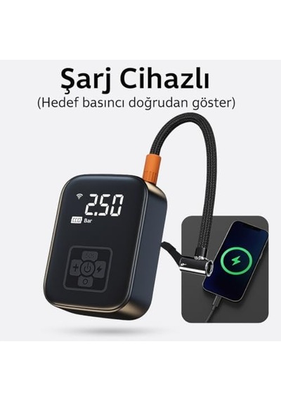 Auhma Hava Pompası Kompresörü, 150 Psı Dijital Göstergeli Oto Kompresör, Araba, Motosiklet, Bisiklet Ve Top İçin, Taşınabilir Şarjlı Kullanım,yüksek Batarya, 3 Farklı Başlık Psı,kpa,bar,kg/cm² Auhma Hava Pompası Kompresörü, 150 Psı Dijital Göstergeli Oto Kompresör, Araba, Motosiklet, Bisiklet Ve Top İçin, Taşınabilir Şarjlı Kullanım,yüksek Batarya, 3 Farklı Başlık Psı,kpa,bar,kg/cm²