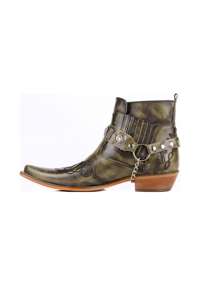 Footcourt Oliv Erkek Kovboy Bot (Western) Yeşil