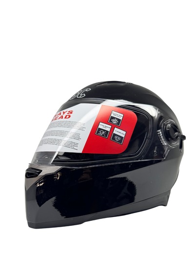 Kask Bgc Full Face Vizörlü Kask Siyah