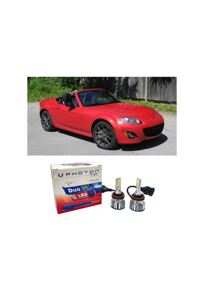 Mazda Mx5 Uzun Far Ampulü H11 Duo Yeni Seri Beyaz 2005-2014
