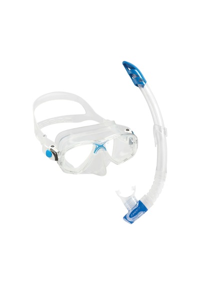 Cressi Marea Maske Gamma Şnorkel Seti CLEAR-BLUE