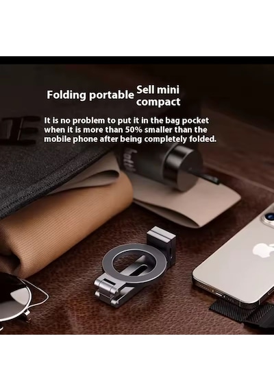 Apple Uyumlu iPhone 12  Magsafe Standı Masası Katlanabilir Ayarlanabilir