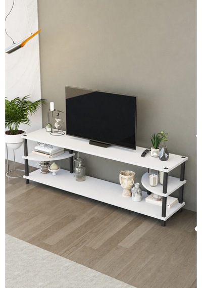 Neoline 150 Cm Tv Ünitesi Modern Tv Sehpası - Beyaz Beyaz Neoline 150 Cm Tv Ünitesi Modern Tv Sehpası - Beyaz Beyaz