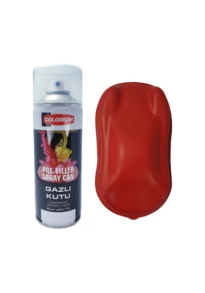 Colorium Plasti Bul Dip Boya Sökülebilir Kauçuk Kırmızı Sprey Kırmızı
