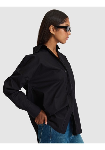 Pierre Cardin Kadın Siyah Gömlek Desenli 50328628-vr046