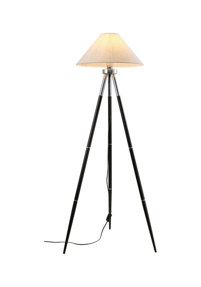 Cosby Siyah-krom Kaplamalı Tripod Metal 3 Ayaklı Lambader Diğer