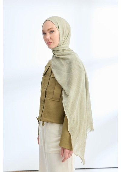 Armanda Organic Touch Viskoz Şal- 3601 Soft Yeşil