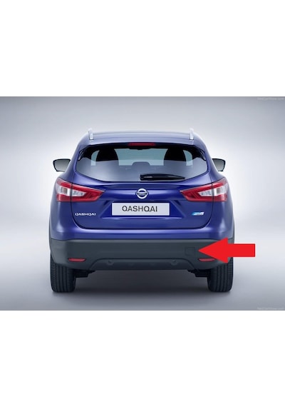 Nissan Qashqai 2014-2017 Arka Tampon Çeki Demir Kapağı 850714ea0a