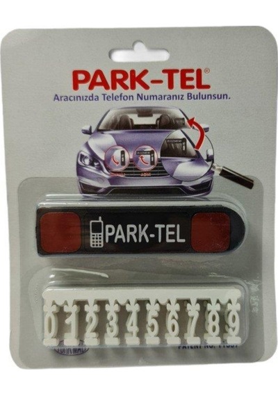 Park Tel Oto Cam Telefon Numaratörü Açılır-Kapanır