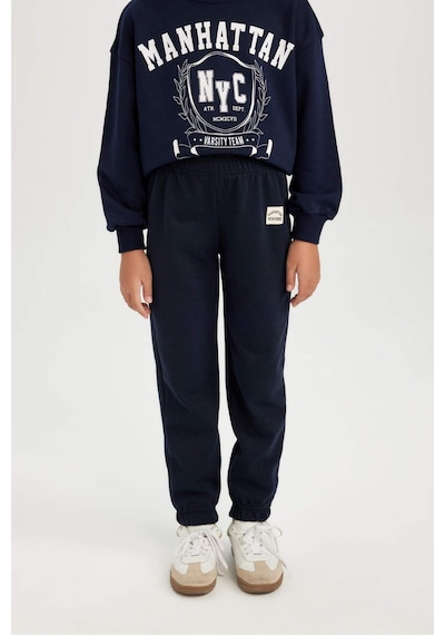 DeFacto Kız Çocuk Dokuma Etiketli Beli Paçası Lastikli Jogger Eşofman Altı D2294A824WNNV251 Lacivert DeFacto Kız Çocuk Dokuma Etiketli Beli Paçası Lastikli Jogger Eşofman Altı D2294A824WNNV251 Lacivert