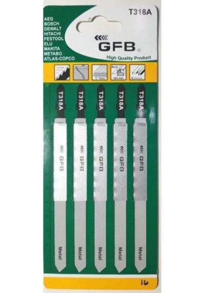 Metal Dekupaj Ağzı T318-A Uzun 5 Adet
