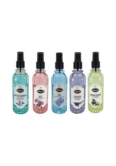 İlkom 80 Derece Beyaz Zambak + Gül + Ice + Lavanta + Yeşil Limon Kolonyası 260 ML