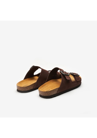 Cocoa Terlik Erkek 19b5 Frau Leather Kahverengi