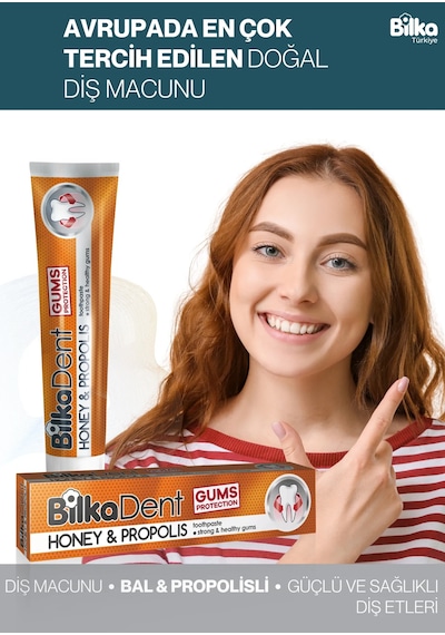 BilkaDent Honey & Propolis Diş Macunu 75 ML