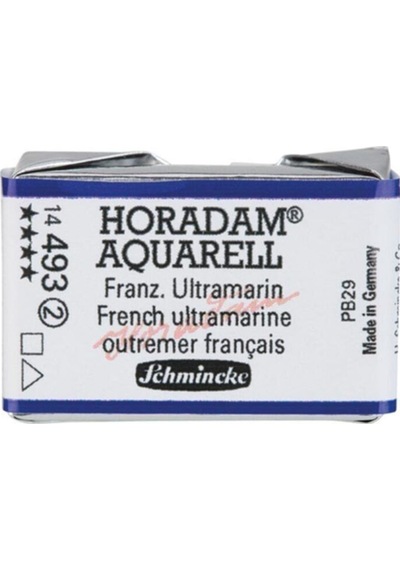 Schmincke : Horadam Aquarell Artist Sulu Boya : Tam Tablet : Seri 2 493 French Ultramarine
