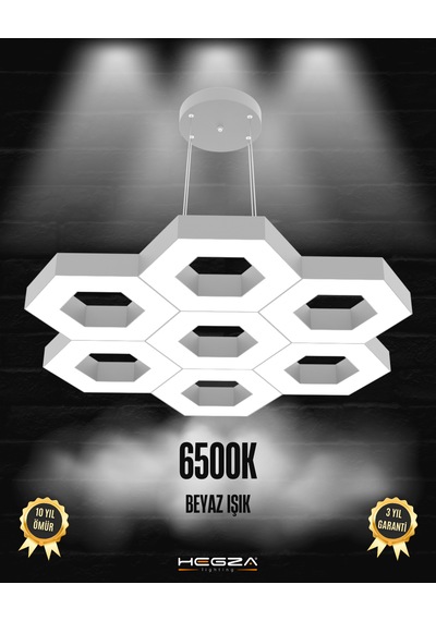 Miele Gri Kasa, Beyaz Işık Modern Sarkıt Led Avize GRİ RENK