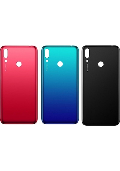 Huawei Uyumlu Y7 2019 Arka Kapak Pil Batarya Kapağı -