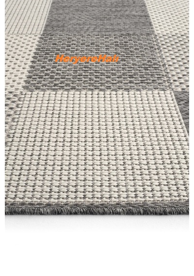 Mono Mno 01 Grey Hav Toz Vermez Kaymaz Tabanlı Şık Kilim