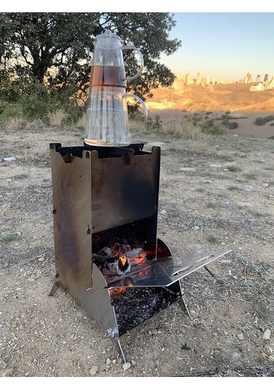 Lexroo Dış Mekan Soba Ocak Smoker Bbq Çok Renkli