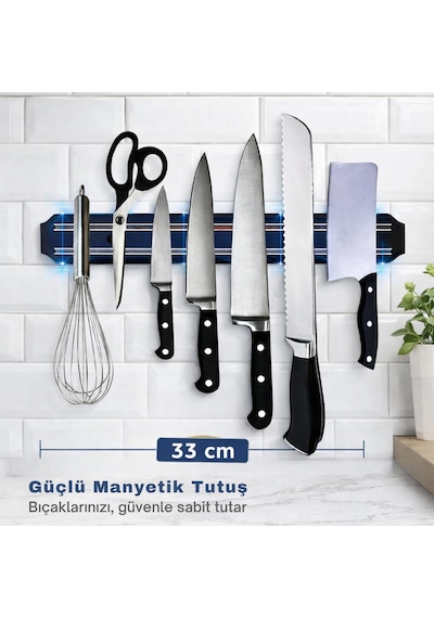Bakgelal Mıknatıslı Bıc Ak Tutucu 33 Cm Çok Renkli