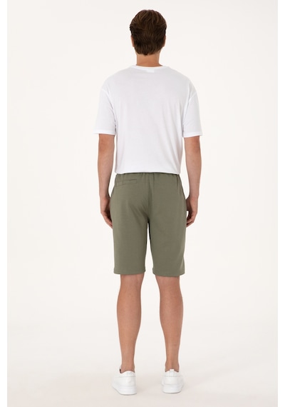 U.s. Polo Assn. Erkek Koyu Haki Şort Örme 50305925-vr111 Koyu Haki