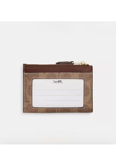 Coach Mini Id Skinny Case Kartlık-cüzdan Taba