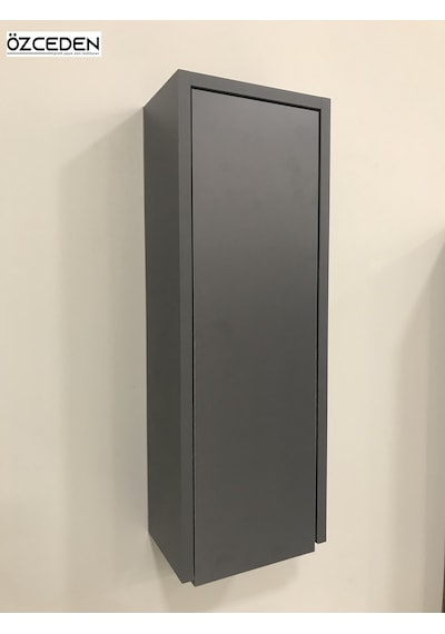 Çok Amaçlı Banyo Mutfak Dolabı 70Cm Mdf Antrasit Gri Mat Renkli (546030482) Antrasit