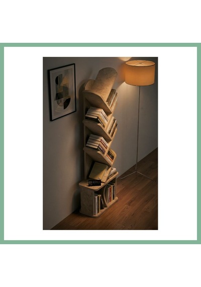 Bşkvirgo Yaprak Kitaplık Suntalam Ekru 45x132 Bsk2026
