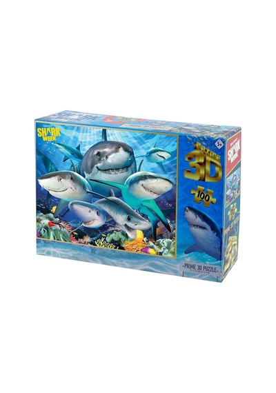 Prime 3d Discovery Köpek Balıkları Puzzle 100 Parça 10668