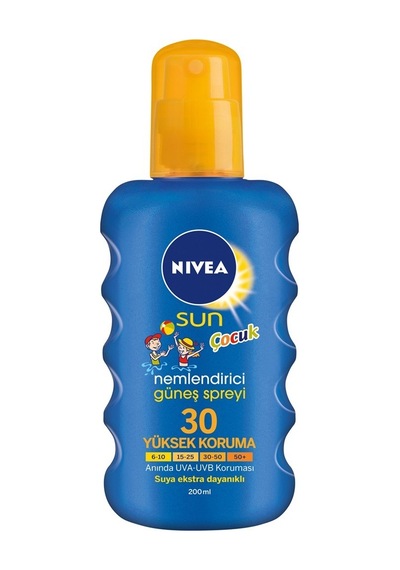 Nivea Sun Çocuk Nemlendirici Güneş Spreyi SPF 30 200 ML Nivea Sun Çocuk Nemlendirici Güneş Spreyi SPF 30 200 ML