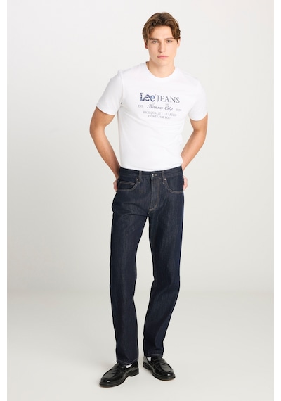 Lee Pamuk Relaxed Fit Geniş Kesim Normal Bel 101z Lacivert Denim Jean Pantolon