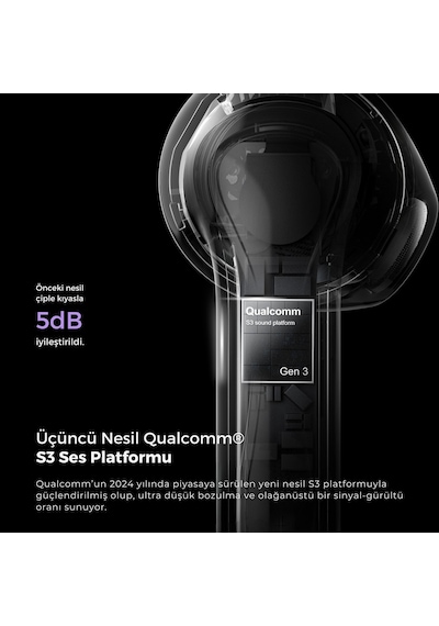 Soundpeats Air5 Hi-res Çift Telefon Destekli Bluetooth 5.4 Kulak İçi Kulaklık