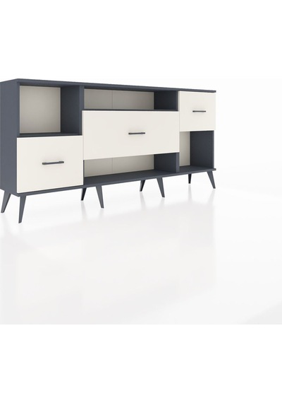 Arges Konsol 2 Raflı 3 Çekmeceli 176x30x83 Antrasit-antrasit/aytaşı Antrasit/aytaşı Arges Konsol 2 Raflı 3 Çekmeceli 176x30x83 Antrasit-antrasit/aytaşı Antrasit/aytaşı