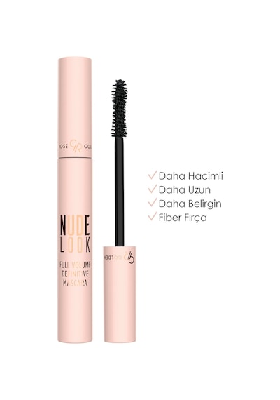 Golden Rose Nude Look Full Volume Definitive Mascara Deep Black