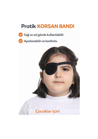 Aluslive Çocuk Pratik Korsan Bandı Çok Renkli