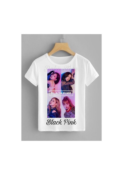 Dakons Black Pink Özel Baskı Çocuk Tişört Lütfen Açıklamaları Okuyunuz Beyaz - 508428456 Beyaz