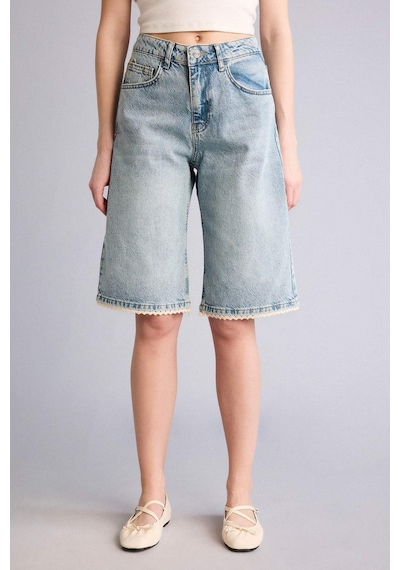 Defacto Normal Bel Jean Bermuda H1196ax26smnm39 Mavi-nm39 Defacto Normal Bel Jean Bermuda H1196ax26smnm39 Mavi-nm39