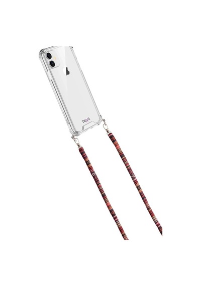 Hippi Alder Renkli İpli Boyun Askılı Kumaş Telefon Askısı - 110 Cm