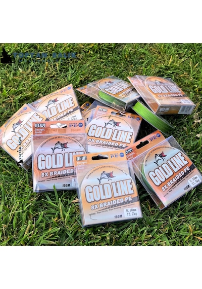 Gold Line 8x Örgü İp Misina 150m 0.20mm 14.1kg Çeker