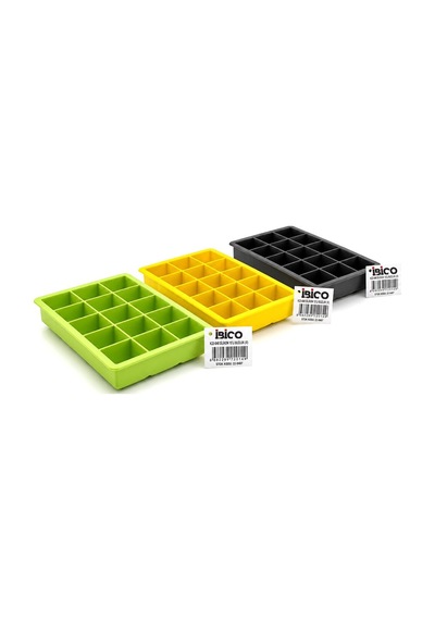 İbico K22-014 15 Bölmeli Silikon Ve Plastik Buzluk - Renkli- 20'li Paket Diğer