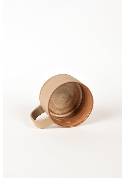 Toffee Kahve Fincanı 180 Ml Stoneware 1 Adet Beyaz - Çok Renkli