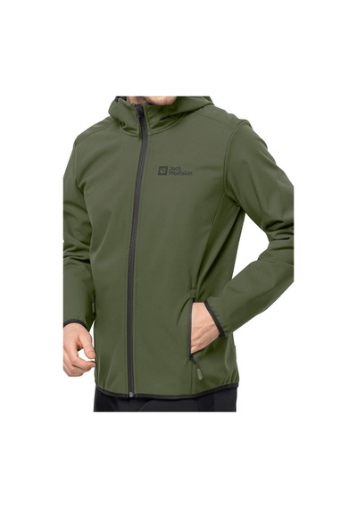Jack Wolfskin 1307471-4161 Bornberg Hoody M Erkek Softshell Ceket renkli